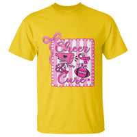 Cheer For The Cure T Shirt Breast Cancer Awareness Football Gift - Wonder Print Shop