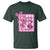 Cheer For The Cure T Shirt Breast Cancer Awareness Football Gift - Wonder Print Shop