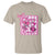 Cheer For The Cure T Shirt Breast Cancer Awareness Football Gift - Wonder Print Shop
