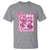 Cheer For The Cure T Shirt Breast Cancer Awareness Football Gift - Wonder Print Shop