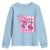 Cheer For The Cure Youth Sweatshirt Breast Cancer Awareness Football Gift - Wonder Print Shop