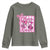 Cheer For The Cure Youth Sweatshirt Breast Cancer Awareness Football Gift - Wonder Print Shop