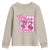 Cheer For The Cure Youth Sweatshirt Breast Cancer Awareness Football Gift - Wonder Print Shop