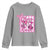 Cheer For The Cure Youth Sweatshirt Breast Cancer Awareness Football Gift - Wonder Print Shop