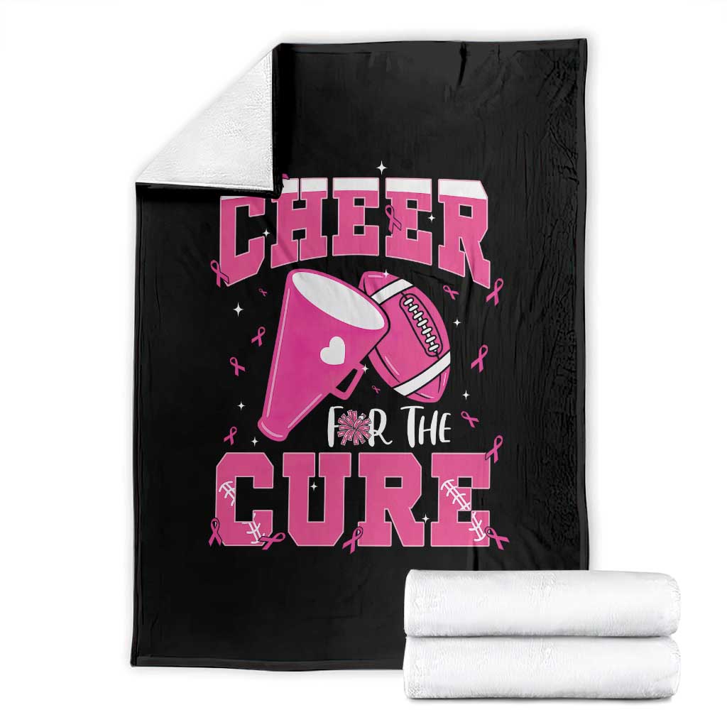 Breast Cancer Awareness Throw Blanket Funny Cheer For The Cure Gift - Wonder Print Shop