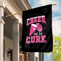 Breast Cancer Awareness Garden Flag Funny Cheer For The Cure Gift - Wonder Print Shop