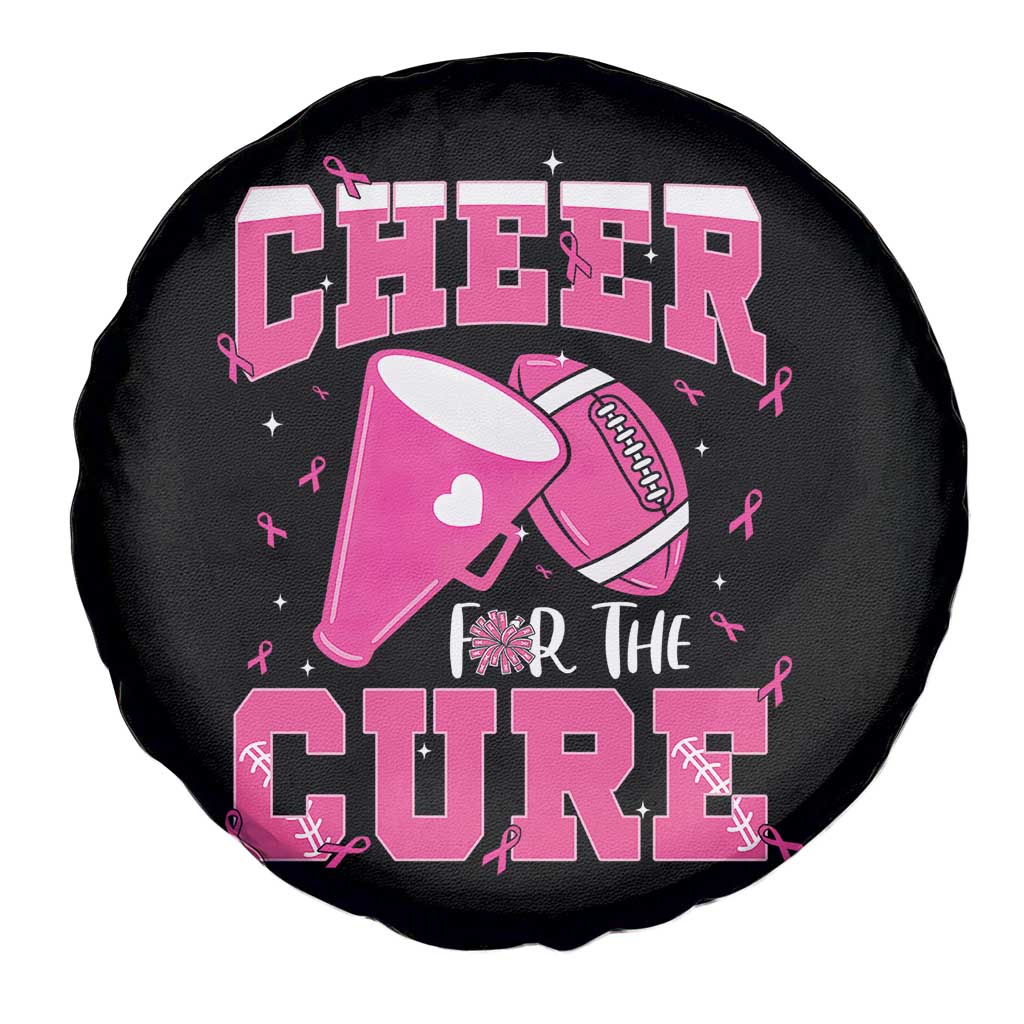 Breast Cancer Awareness Spare Tire Cover Funny Cheer For The Cure Gift - Wonder Print Shop