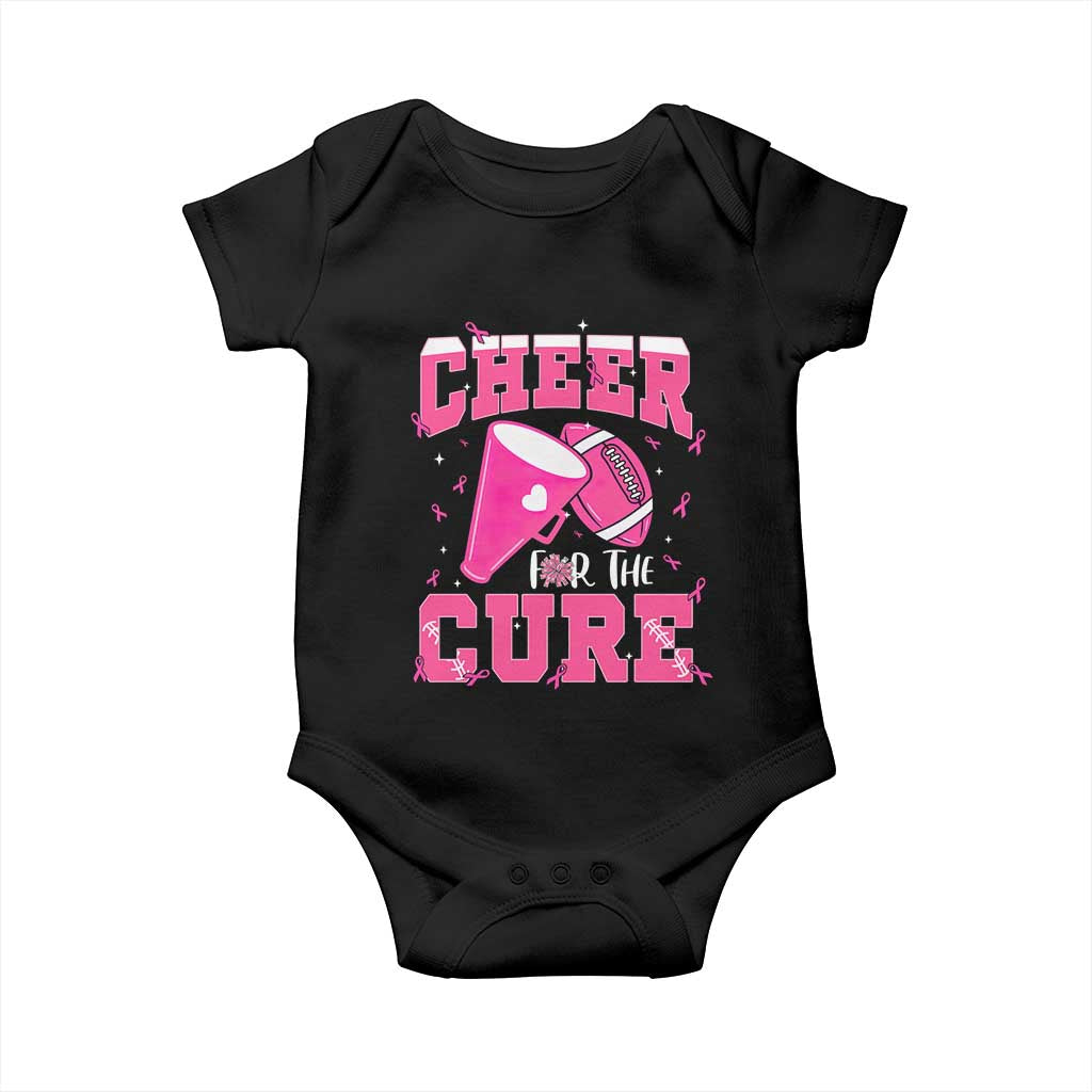 Breast Cancer Awareness Baby Onesie Funny Cheer For The Cure Gift - Wonder Print Shop