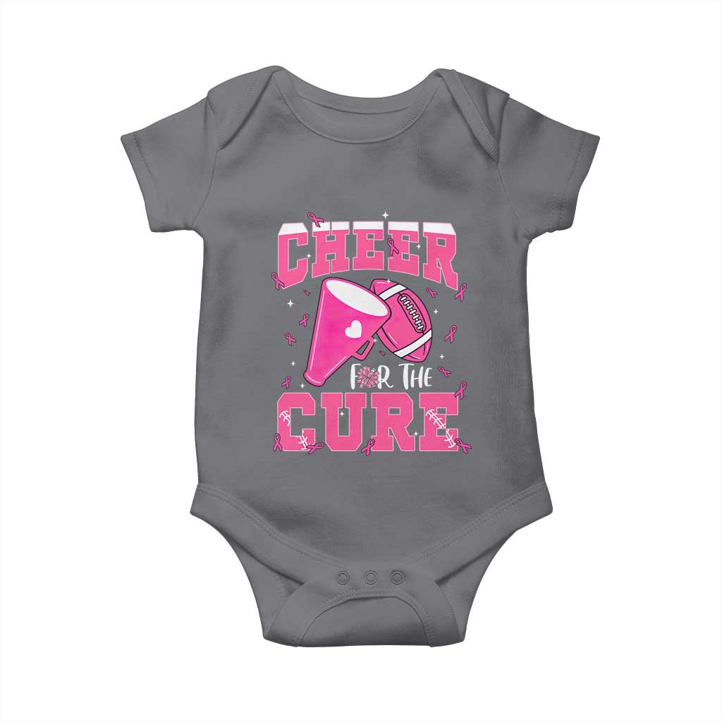 Breast Cancer Awareness Baby Onesie Funny Cheer For The Cure Gift - Wonder Print Shop