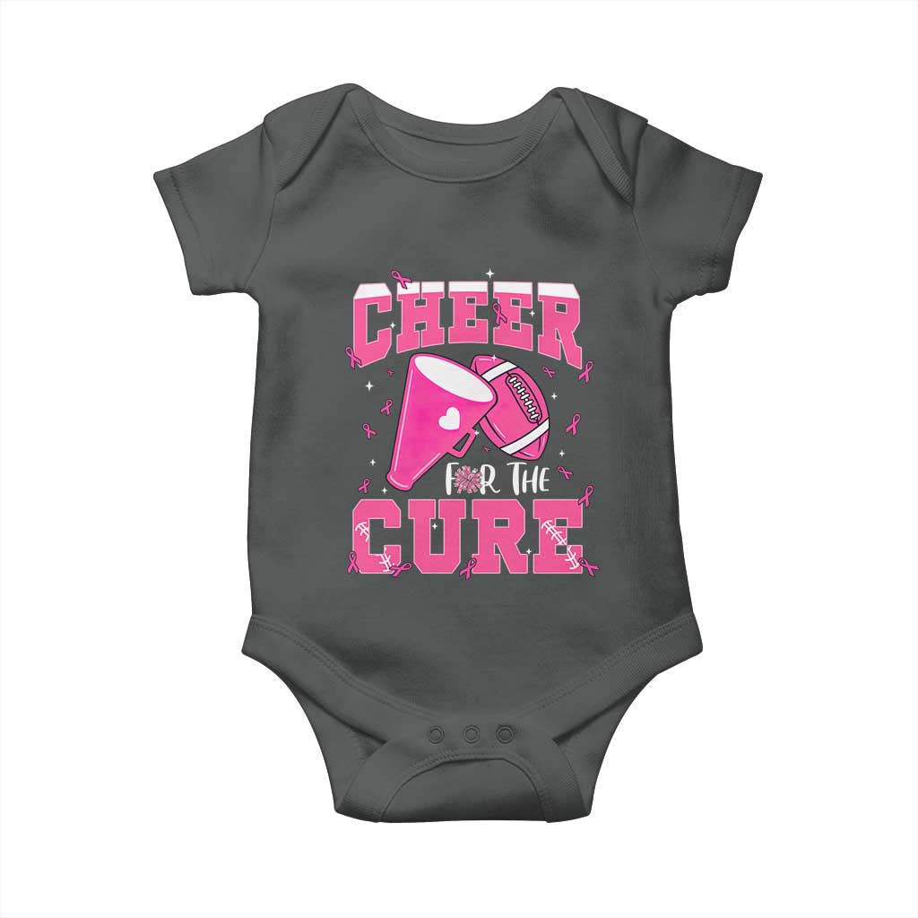 Breast Cancer Awareness Baby Onesie Funny Cheer For The Cure Gift - Wonder Print Shop