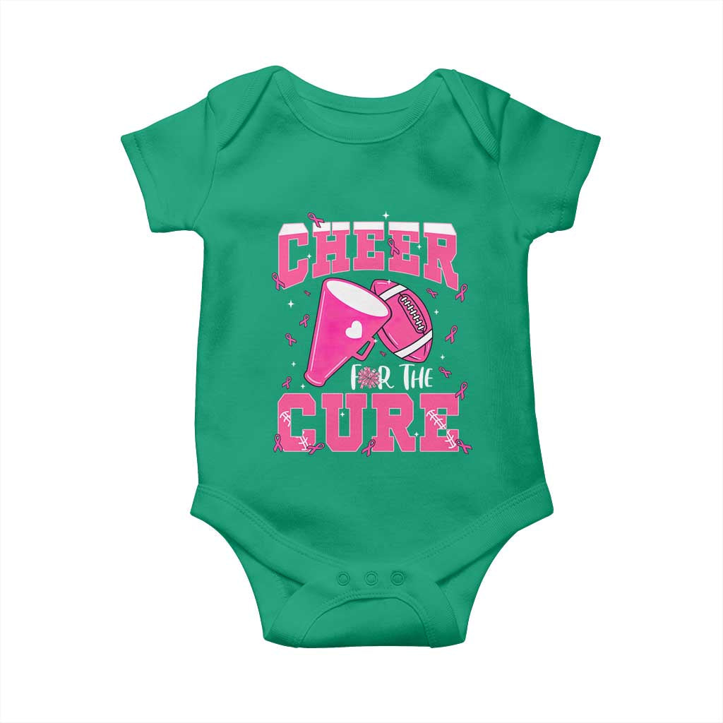 Breast Cancer Awareness Baby Onesie Funny Cheer For The Cure Gift - Wonder Print Shop