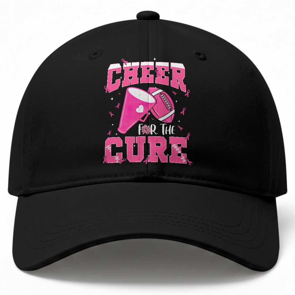 Breast Cancer Awareness Baseball Cap Funny Cheer For The Cure Gift