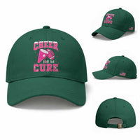 Breast Cancer Awareness Baseball Cap Funny Cheer For The Cure Gift