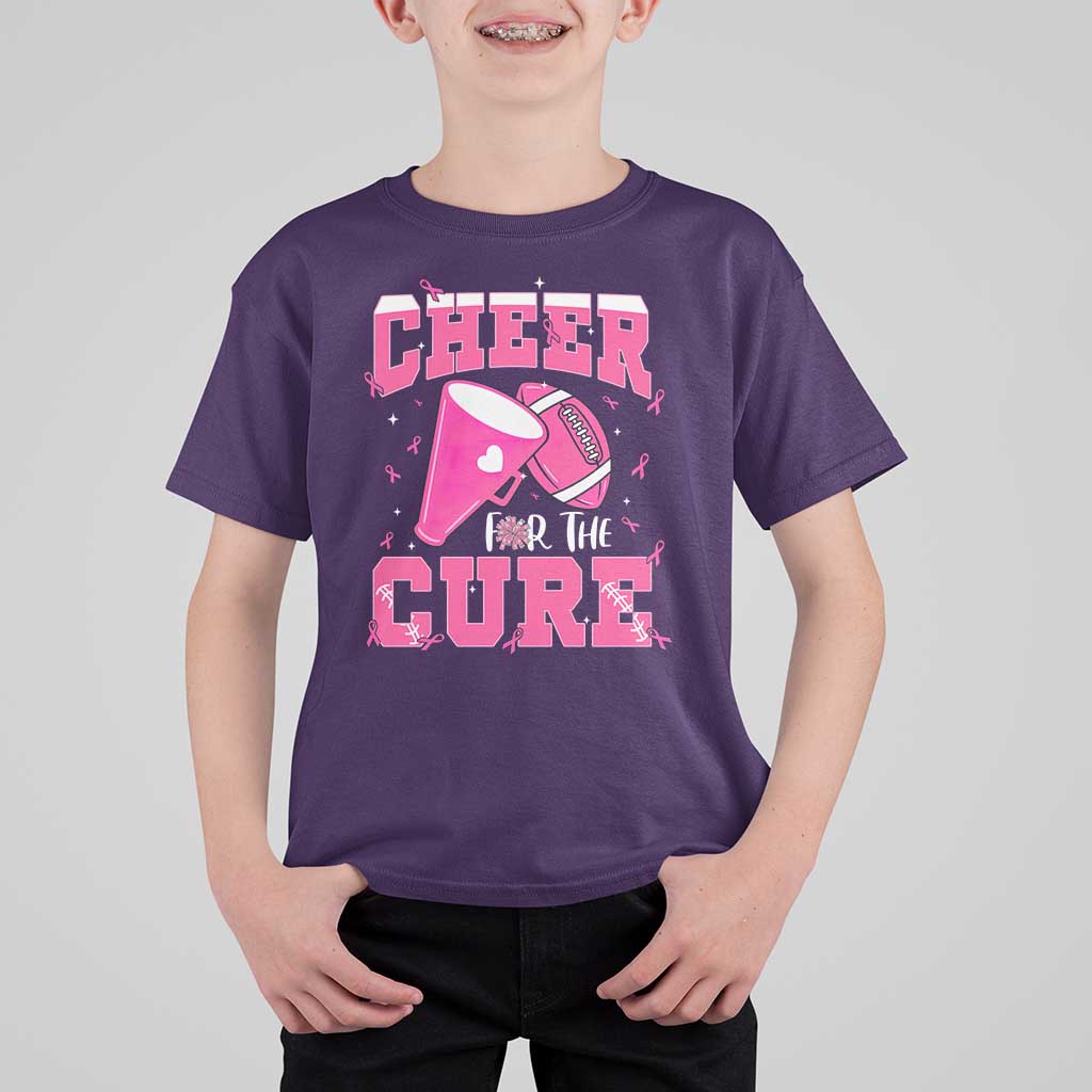 Breast Cancer Awareness T Shirt For Kid Funny Cheer For The Cure Gift - Wonder Print Shop