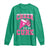 Breast Cancer Awareness Long Sleeve Shirt Funny Cheer For The Cure Gift - Wonder Print Shop