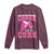 Breast Cancer Awareness Long Sleeve Shirt Funny Cheer For The Cure Gift - Wonder Print Shop