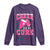 Breast Cancer Awareness Long Sleeve Shirt Funny Cheer For The Cure Gift - Wonder Print Shop