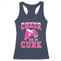 Breast Cancer Awareness Racerback Tank Top Funny Cheer For The Cure Gift - Wonder Print Shop