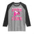Breast Cancer Awareness Raglan Shirt Funny Cheer For The Cure Gift - Wonder Print Shop