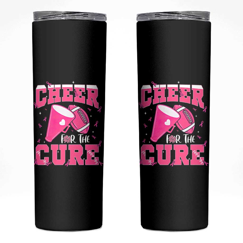 Breast Cancer Awareness Skinny Tumbler Funny Cheer For The Cure Gift