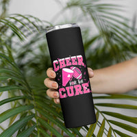 Breast Cancer Awareness Skinny Tumbler Funny Cheer For The Cure Gift