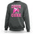 Breast Cancer Awareness Sweatshirt Funny Cheer For The Cure Gift - Wonder Print Shop