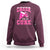 Breast Cancer Awareness Sweatshirt Funny Cheer For The Cure Gift - Wonder Print Shop
