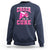 Breast Cancer Awareness Sweatshirt Funny Cheer For The Cure Gift - Wonder Print Shop