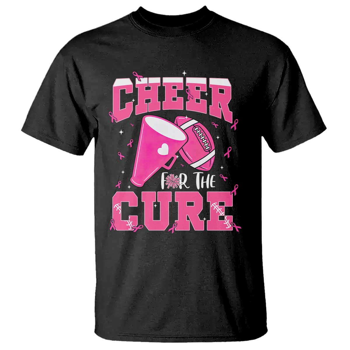Breast Cancer Awareness T Shirt Funny Cheer For The Cure Gift - Wonder Print Shop
