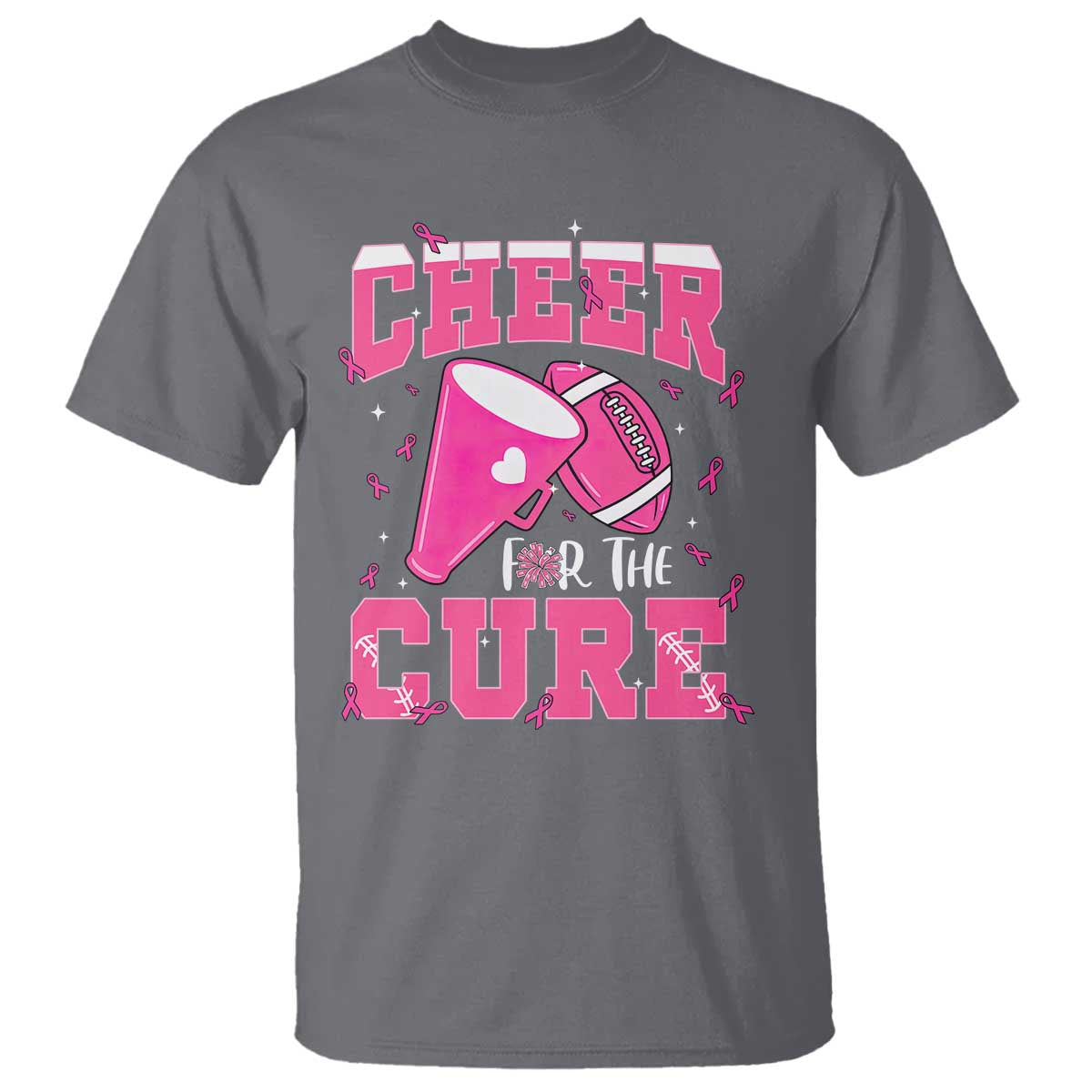 Breast Cancer Awareness T Shirt Funny Cheer For The Cure Gift - Wonder Print Shop
