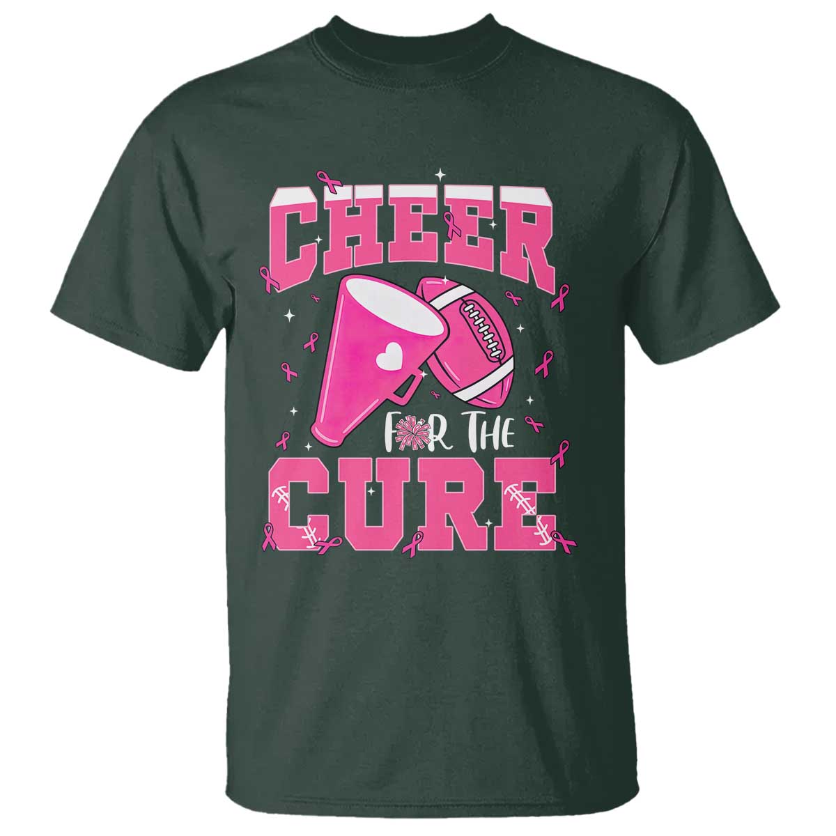Breast Cancer Awareness T Shirt Funny Cheer For The Cure Gift - Wonder Print Shop