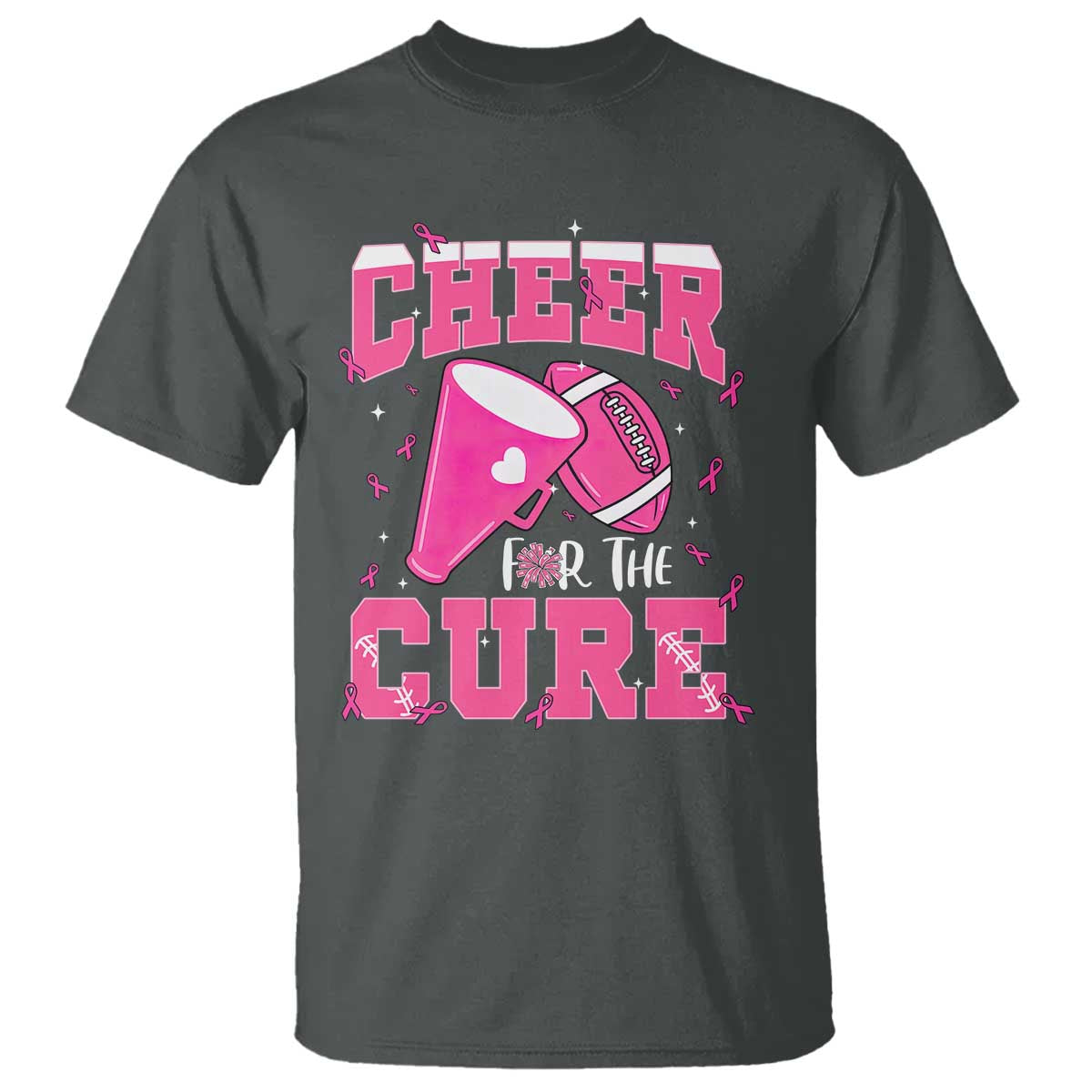 Breast Cancer Awareness T Shirt Funny Cheer For The Cure Gift - Wonder Print Shop