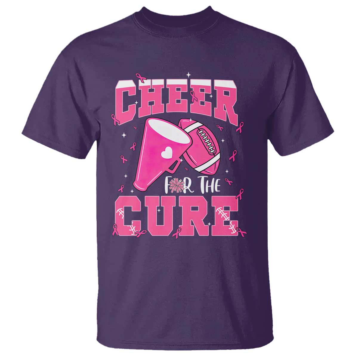 Breast Cancer Awareness T Shirt Funny Cheer For The Cure Gift - Wonder Print Shop