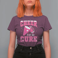 Breast Cancer Awareness T Shirt For Women Funny Cheer For The Cure Gift - Wonder Print Shop