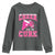 Breast Cancer Awareness Youth Sweatshirt Funny Cheer For The Cure Gift - Wonder Print Shop