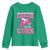 Breast Cancer Awareness Youth Sweatshirt Funny Cheer For The Cure Gift - Wonder Print Shop