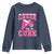 Breast Cancer Awareness Youth Sweatshirt Funny Cheer For The Cure Gift - Wonder Print Shop