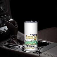 Funny Dinosaur Lover Skinny Tumbler I Am Not Lazy I Am On Energy Saving Mode