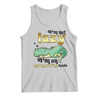 Funny Dinosaur Lover Tank Top I Am Not Lazy I Am On Energy Saving Mode - Wonder Print Shop