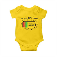 Funny Sarcastic Saying Baby Onesie I Am On Energy Saving Mode - Wonder Print Shop