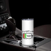 Funny Sarcastic Saying Skinny Tumbler I Am On Energy Saving Mode