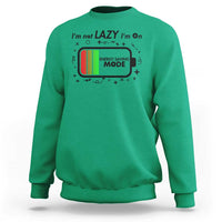 Funny Sarcastic Saying Sweatshirt I Am On Energy Saving Mode - Wonder Print Shop