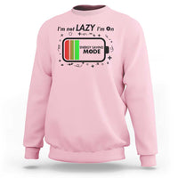 Funny Sarcastic Saying Sweatshirt I Am On Energy Saving Mode - Wonder Print Shop