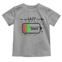 Funny Sarcastic Saying Toddler T Shirt I Am On Energy Saving Mode - Wonder Print Shop