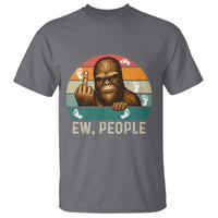 Bigfoot Lover T Shirt Funny Ew People Retro Sunset Design - Wonder Print Shop