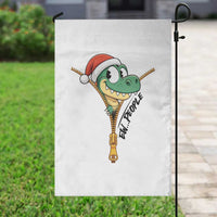 Funny Christmas Dinosaur Garden Flag Ew People Xmas Gift - Wonder Print Shop