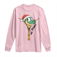 Funny Christmas Dinosaur Long Sleeve Shirt Ew People Xmas Gift - Wonder Print Shop