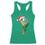 Funny Christmas Dinosaur Racerback Tank Top Ew People Xmas Gift - Wonder Print Shop