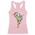 Funny Christmas Dinosaur Racerback Tank Top Ew People Xmas Gift - Wonder Print Shop