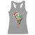 Funny Christmas Dinosaur Racerback Tank Top Ew People Xmas Gift - Wonder Print Shop